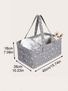 SHEIN 1 Portable Mommy Diaper Storage Bag - Multicolor - View 10