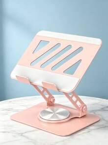 Macaron Color Metal Tablet Stand, 360 Rotate Fold Height Adjustable Desktop Holder, Universal Desk Bracket For IPad & Tablets, Wholesale Support - View 13