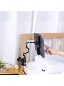Curved Pillow Base With 360-Degree Rotating Plate Or Phone Holder, Bed Mount - Multicolor - View 10