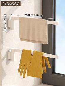 Kitchen Sink Organizer Rack, Rotating Wall-Mounted Storage Holder, Dishcloth Rack, Towel Bar, Sink Drain Rack, Drill-Free Bathroom Towel Rod, Suitable For Home Kitchen And Bathroom, Kitchen Supplies, Kitchen Accessories, Kitchen Tools - Style B - View 17