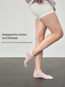 GLOWMODE 3 Pairs Arch Support Everyday Socks Gym - Multicolor - View 3
