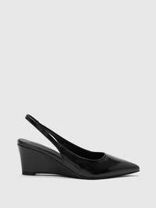 CUCCOO BIZCHIC Ladies Summer Graduation Shoes, Dinner Shoes, Holiday Shoes, Spring Summer Shoes, Spring Summer Easter Shoes - Black - View 2