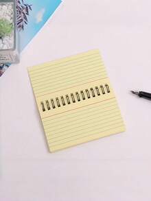 3/5/10Pcs Simple Lined Spiral Notebook Set, Tearable Binding Journal With Colorful Inner Pages, Random Color Stationery Notebooks For Office Daily Diary Back To School Supplies - multicolor - View 8