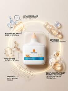 La Roche-Posay Anthelios UVAir Serum Sunscreen SPF50+ 50 Ml – Sunscreen, SPF 50+, For Sensitive Skin, Antioxidants, Suitable For Daily Morning Skincare Routine - Clear - View 2