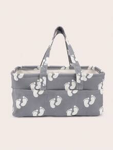 SHEIN 1 Portable Mommy Diaper Storage Bag - Multicolor - View 8