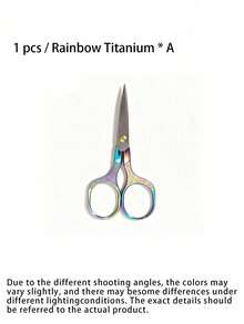 1 Set Of Embroidery Scissors, Stainless Steel Mini Scissors, Yarn Scissors, DIY Embroidery, Craftwork, Needlework, Artistic Creation, And Everyday Use Tools. - Multicolor - View 13