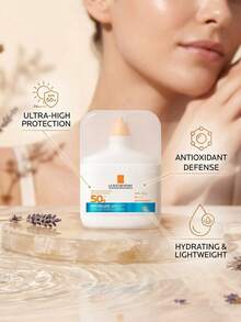 La Roche-Posay Anthelios UVAir Serum Sunscreen SPF50+ 50 Ml – Sunscreen, SPF 50+, For Sensitive Skin, Antioxidants, Suitable For Daily Morning Skincare Routine - Clear - View 3