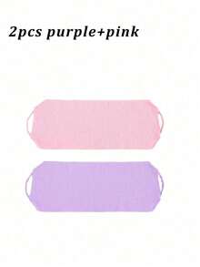 Long Exfoliating Back Scrub Loofah With Handle, Exfoliating Back Towel Exfoliating Body Scrub Back Scrub, Stretchable Drawstring For Shower Japanese Bath Washing Towel Korean Exfoliating Loofah Towel Beauty Towel Sponge Loofah Body Scrub Home Bathroom Decor Fall Decor Back To School - Multicolor - View 23