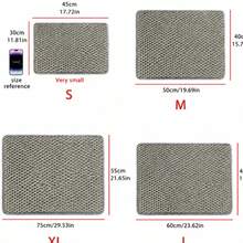 A High-Quality Eva Material Cat Litter Pad With Double-Layer Single Opening Safety Closure, Detachable And Washable Control Pad For Indoor Household Use - Silver - View 14