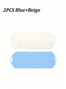 Long Exfoliating Back Scrub Loofah With Handle, Exfoliating Back Towel Exfoliating Body Scrub Back Scrub, Stretchable Drawstring For Shower Japanese Bath Washing Towel Korean Exfoliating Loofah Towel Beauty Towel Sponge Loofah Body Scrub Home Bathroom Decor Fall Decor Back To School - Multicolor - View 16
