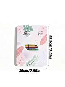 Premium Solid Watercolor Paint Tin Case Set 36 & 48 Vibrant Colors ...