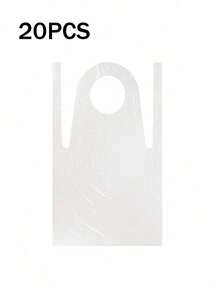 Disposable Plastic Aprons For Cooking, Painting, BBQ & Picnic - Individually Wrapped For Hygiene - Multicolor - View 10