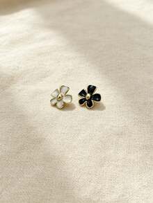 Pack 10 Pcs High‑End Irregular Flower Shaped Metal Buttons Decorative Fasteners For Mink Coats Suits Blazers Outerwear Versatile Floral Clothing Sewing Accessories - 10pcs - View 7