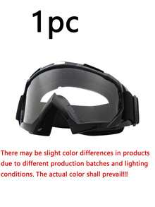 1pair Windproof Anti-Fog Snow Ski Goggles, Adjustable Strap Snowboard Goggles, Multi-Purpose Outdoor Glasses For Winter Sports Motorcycle Cycling Skiing - Multicolor - View 9
