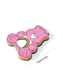 SHEIN X Care Bears Notepad, Notepad, Cute Notepad, Write Memo Page Marker, Office School Supplies Creative Gifts - one-size - View 3