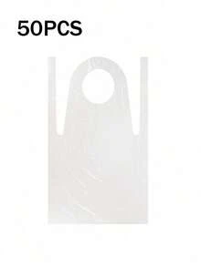 Disposable Plastic Aprons For Cooking, Painting, BBQ & Picnic - Individually Wrapped For Hygiene - Multicolor - View 11
