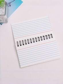 3/5/10Pcs Simple Lined Spiral Notebook Set, Tearable Binding Journal With Colorful Inner Pages, Random Color Stationery Notebooks For Office Daily Diary Back To School Supplies - multicolor - View 9