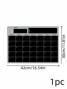 Haus Hana 1Pc/2Pcs Magnetic Fridge Monthly Calendar Board, Soft Dry Erase Rubber Magnet Material, Grid Monthly Layout Reusable Writable Planner For Refrigerator Household Schedule Reminder, Gift For Family Household Managers Holiday Present - Multicolor - View 20