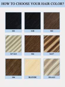 Butterfly Weft Hair Extensions Real Human Hair PU Hole Weft Extension Real 12-24inch Invisible Hole Weft Human Hair Extensions Smooth Straight #17-613,Double Inject XO PU Skin Hole Weft Twin Tab Weft Extension  Long-Lasting Wearable Design - S17-613 - View 13
