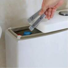 4/8 Buah Pembersih Toilet Magnetik, Tahan Lama, Tanpa Bahan Kimia, Bebas Noda - hitam - View 2