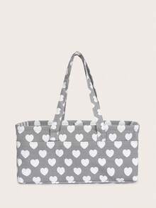 SHEIN 1 Portable Mommy Diaper Storage Bag - Multicolor - View 4