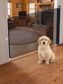 Adjustable No-Step Pet Safety Gate - Expandable Indoor/Outdoor Dog And Cat Barrier With Pvc Grid, Easy To Install, Prevents Pets From Running Out, Ideal For Stair Safety, Interior Dog Gate - Multicolor - View 5