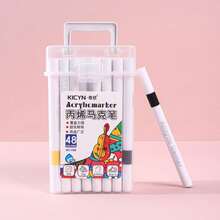 12-60支/套彩色圆珠笔，1.0毫米笔尖中性艺术子弹日记笔，重返校园 - 均碼 - 查看 20