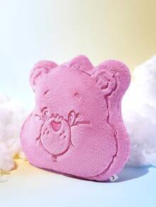 SHEIN X Care Bears 1Pc Pink Cartoon-Shaped Decorative Throw Pillow, Can Be Used With Sofa, Car - Pink - View 2