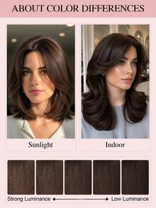 25CM Straight Hair Human Hair Toppers For Women 8X12CM Base Pixie Cut With Lace Clip In Hair Extensions Daily Use Easy To Wear Dark Brown - S2 - View 11