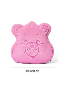 SHEIN X Care Bears 1Pc Pink Cartoon-Shaped Decorative Throw Pillow, Can Be Used With Sofa, Car - Pink - View 3