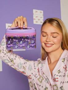 FRIENDS X SHEIN 紫色透明化妝包 - 淡紫色 - 查看 6
