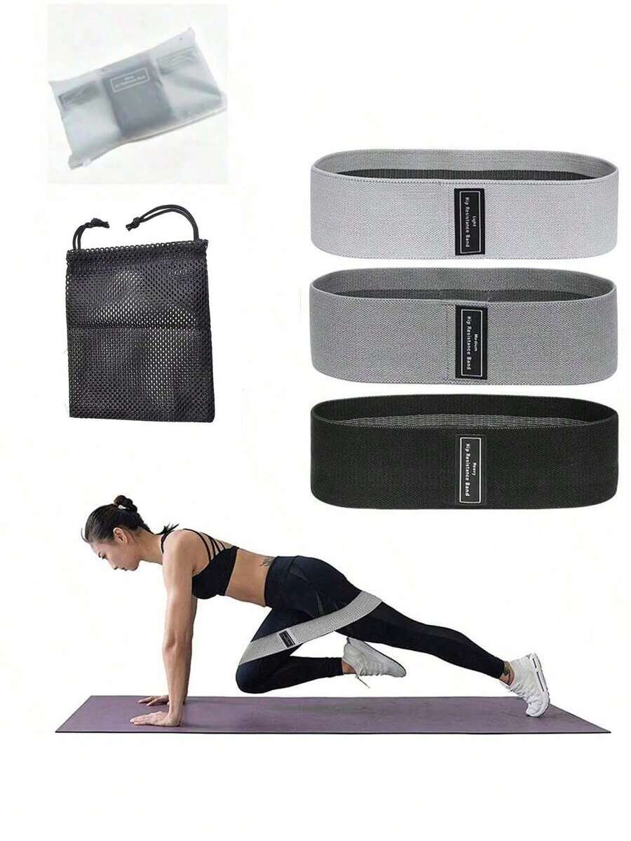 3PCS Yoga Resistance Band Gym Accessories,Sport, Gym, Home Exercise, Strap Gym, Resistance Bands - Multicolor - View 1
