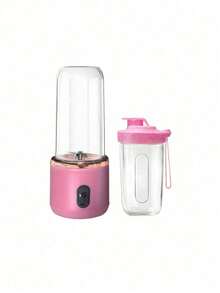 Teckwe Single/Dual-Cup USB Rechargeable Juicer, Fresh Juice Cup With Sports Lid. Multifunctional Portable Juicer Cup, Functioning As A Fruit Blender, Drink Maker And Smoothie Maker. Built-In 1500mAh Battery. USB Cable Not Included. - one size fits all - View 14