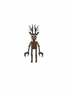 POKOJA LAND Adorable Fantasy Deer & Ram Building Blocks, Birthday Gift For Hobbyists, Collectible Desk Toy, Bedroom Decor & Christmas Gift For Home Display - Multicolor - View 10
