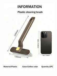 1/2pcs Household Multifunctional No Dead Angle Gap Brush Bathroom Toilet Floor Brush Kitchen Rotating Cleaning Brush - Multicolor - View 16
