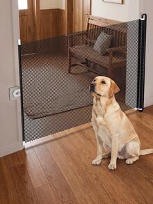 Adjustable No-Step Pet Safety Gate - Expandable Indoor/Outdoor Dog And Cat Barrier With Pvc Grid, Easy To Install, Prevents Pets From Running Out, Ideal For Stair Safety, Interior Dog Gate - Multicolor - View 8