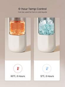 GLOWMODE Sip Your Glow Stainless Steel Insulated Beverage Tumbler Set With Keychain Strap Gym Studio Hiking Office Outdoors Travel Holiday - White - View 2