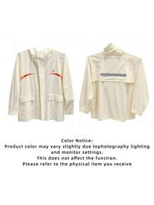 1 Set Raincoat (Includes Jacket + Pants) Unisex Casual Hooded With Reflective Strip, Breathable Holes Full Body Split Raincoat Suit, Waterproof, Lightweight, Also Suitable For Beach, Travel Scenarios, Spring/Summer Selection, Beach, Travel - Men's and Women's Styles - View 8