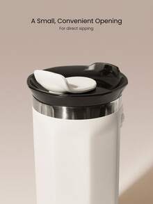 GLOWMODE Sip Your Glow Stainless Steel Insulated Beverage Tumbler Set With Keychain Strap Gym Studio Hiking Office Outdoors Travel Holiday - White - View 4
