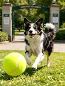 1 pieza Pelota de tenis para perro de 9.5 pulgadas resistente y rebotadora, juguete de masticar de alta elasticidad para perros pequeños y medianos, entrenamiento, ejercicio y juego de lanzar al aire libre, juguete de goma inodoro para cachorros, suministros interactivos para perros de verano - Multicolor - Ver 11
