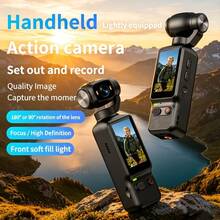 Teckwe Kamera Saku Perekam Video HD 4K - Baterai 1800mAh, Layar 1,9 Inci yang Dapat Diputar 180°, Webcam, Port Pengisian Daya USB-C, Kartu Memori 32G, Kamera Kompak Audio-Video Mini, Kamera Olahraga Luar Ruangan, Cocok untuk Olahraga Luar Ruangan, Bersepeda, Perjalanan, dan Adegan Lainnya - View 10