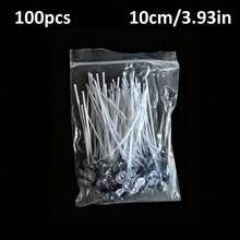 Muroi Mono DIY手工蠟燭芯套組，10cm 15cm 20cm 預浸蠟燭芯附金屬底座，適用香氛蠟燭手工藝 - 蠟燭芯 - 查看 7