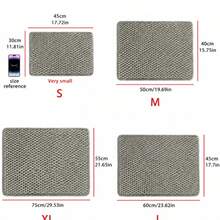 A High-Quality Eva Material Cat Litter Pad With Double-Layer Single Opening Safety Closure, Detachable And Washable Control Pad For Indoor Household Use - Silver - View 13