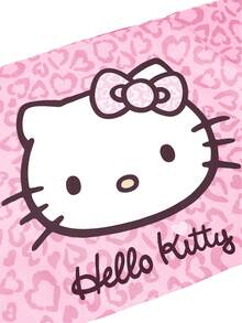 HELLO KITTY AND FRIENDS | SHEIN 2 Buah Sarung Bantal Motif Kucing Lucu Warna Pink Motif Leopard, Dua Warna, Bahan Serat Kimia, Dekorasi Rumah yang Menggemaskan (Tidak Termasuk Isi Bantal) - Berwarna merah muda - View 7