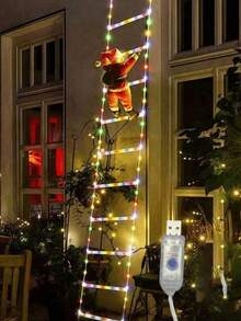 Ladder Light , USB Powered. Perfect For Parties, Indoor And Outdoor Use. Great For Decorating Windows, Gardens, Homes And Walls, Also A Nice Gift Choice. - Multicolor - View 10