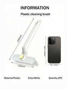 1/2pcs Household Multifunctional No Dead Angle Gap Brush Bathroom Toilet Floor Brush Kitchen Rotating Cleaning Brush - Multicolor - View 17