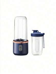 Teckwe Single/Dual-Cup USB Rechargeable Juicer, Fresh Juice Cup With Sports Lid. Multifunctional Portable Juicer Cup, Functioning As A Fruit Blender, Drink Maker And Smoothie Maker. Built-In 1500mAh Battery. USB Cable Not Included. - one size fits all - View 11