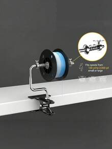 Portable Fishing Line Spooler, Adjustable Spooling Station For Spinning And Baitcasting Reels, Fits Multiple Spool Sizes, Anti‑Tangle Essential Fishing Gear - Multicolor - View 2