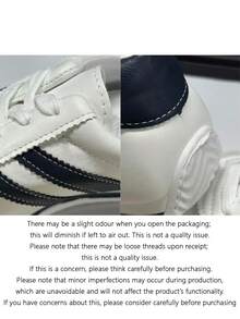 Versatile Women'S Casual Sneakers, Round Toe Low-Top, Comfortable Flat, Colorblock, Retro Style, All-Season Appropriate, Sizes 36-40Size - Blue - View 9