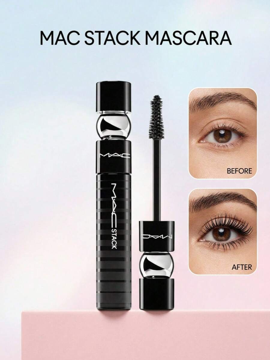 MAC M.A.C Stack Mascara Black 12 Ml – Mascara, Volumizing, For Makeup Enthusiasts, Black, Suitable For Daily Makeup Routine - Black - View 1
